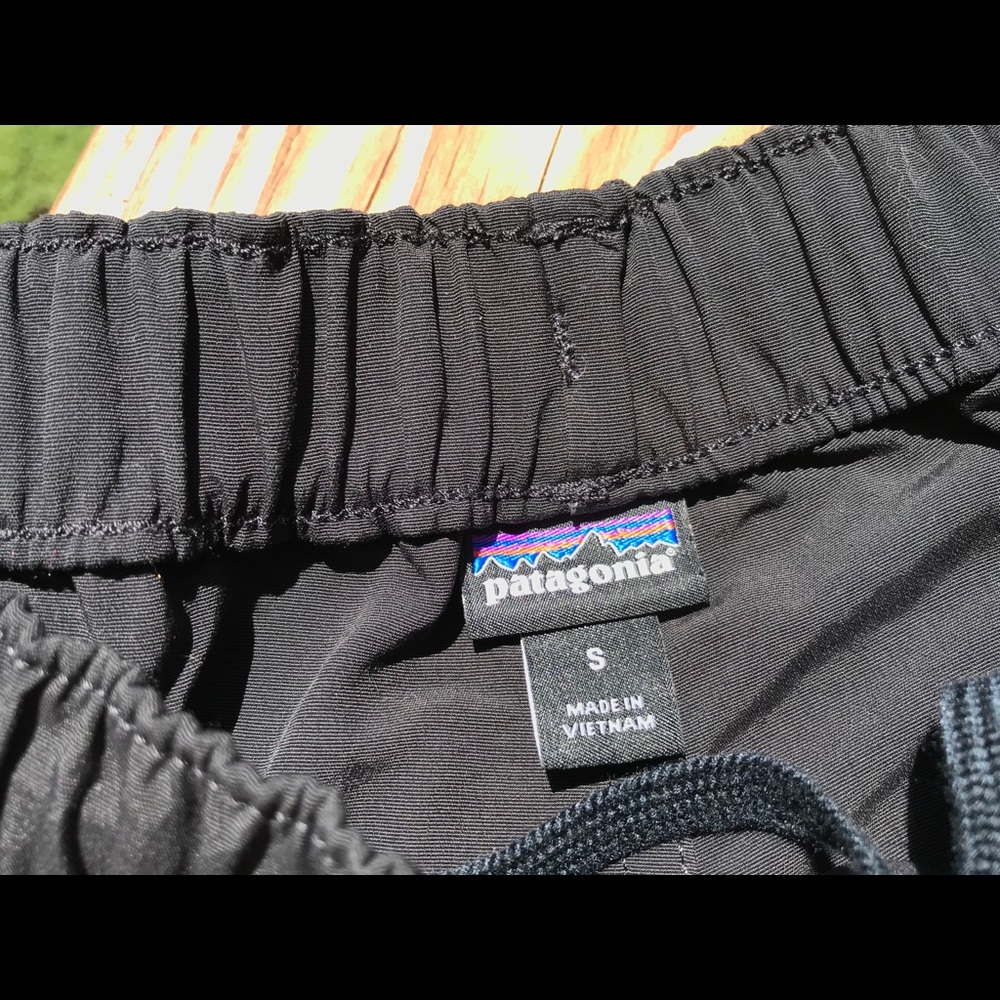 Patagonia Barely Baggies shorts.